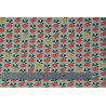 Tissu coton Motif Fleur Radis (50 cm)