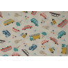 Tissu coton Motif Enfant Voiture (50 cm)