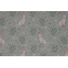 Tissu coton Motif Enfant Lapin (50 cm)