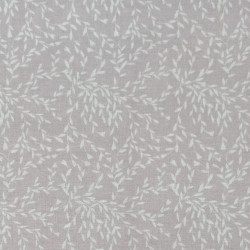 Tissu coton Motif Fleur - Branche feuillue  (50cm)