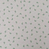 Tissu coton Motif Fleur - Feuilles  (50cm)