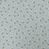 Tissu coton Motif Fleur - Feuilles  (50cm)