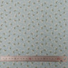 Tissu coton Motif Fleur - Feuilles  (50cm)