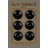 Boutons concaves noirs