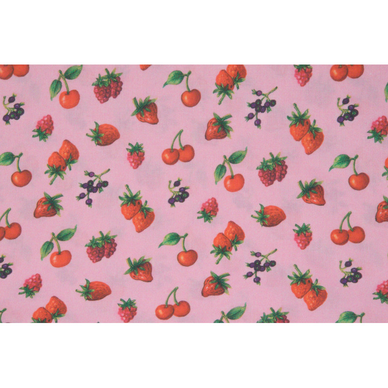 Tissu coton Motif fruit Confiture 4 (50 cm)