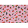 Tissu coton Motif fruit Confiture 4 (50 cm)